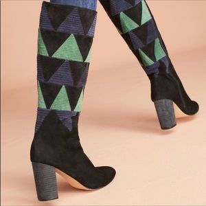 Anthropologie Farylrobin Frances Patchwork Boots